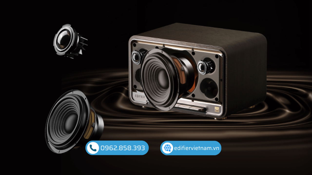 Loa Bluetooth Edifier D32 được trang bị công nghệ âm thanh tiên tiến