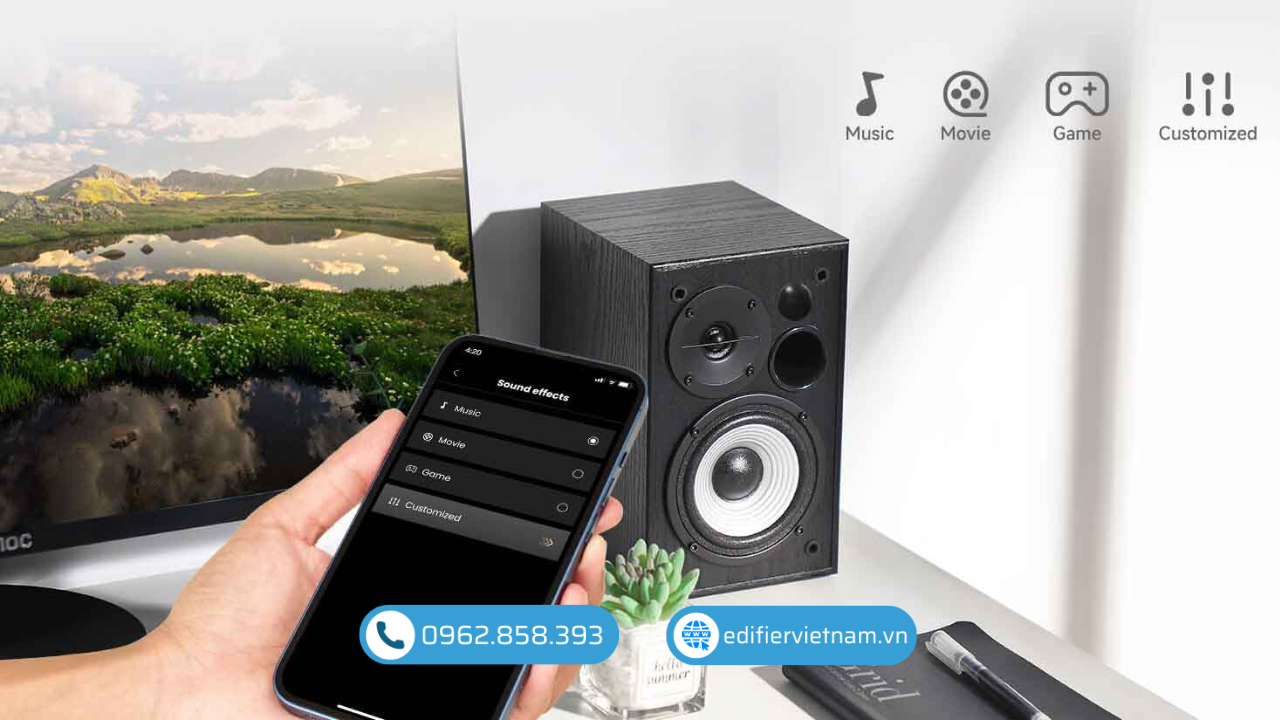 Loa Bluetooth Edifier R990BT có thể "cân" được mọi thể loại nhạc