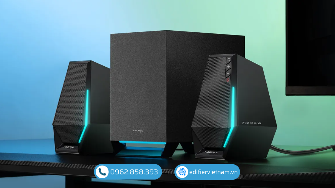 Loa Gaming EDIFIER Hecate G1500 MAX sở hữu tổng công suất 60W