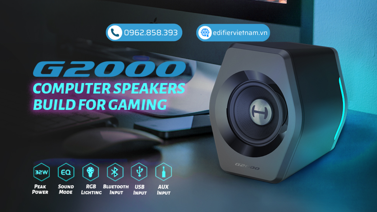 Loa Gaming Edifier Hecate G2000 được đánh giá cao cả về hiệu suất và thiết kế