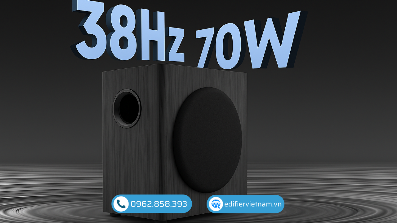 Loa Subwoofer EDIFIER T5s sở hữu công suất lên tới 70W