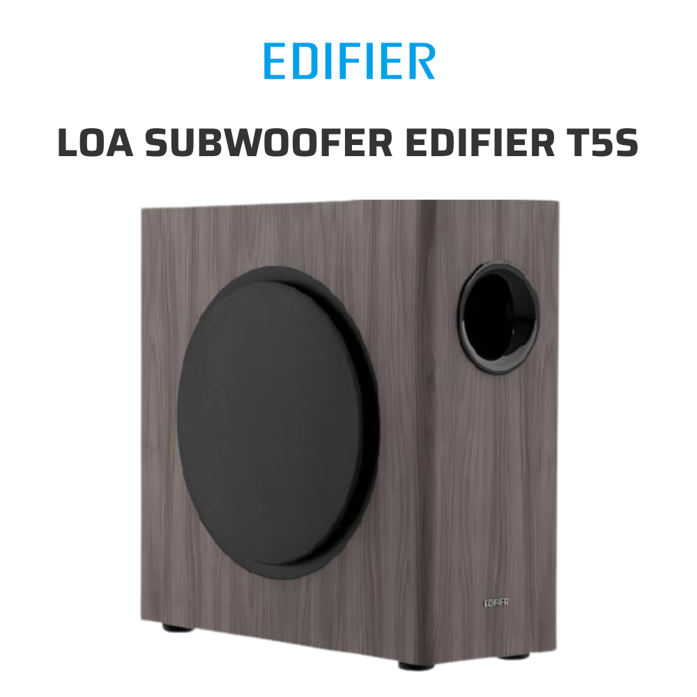 Loa siêu trầm EDIFIER T5s (thiết kế mỏng, gọn gàng, dùng được cho mọi loa) - Ảnh 2