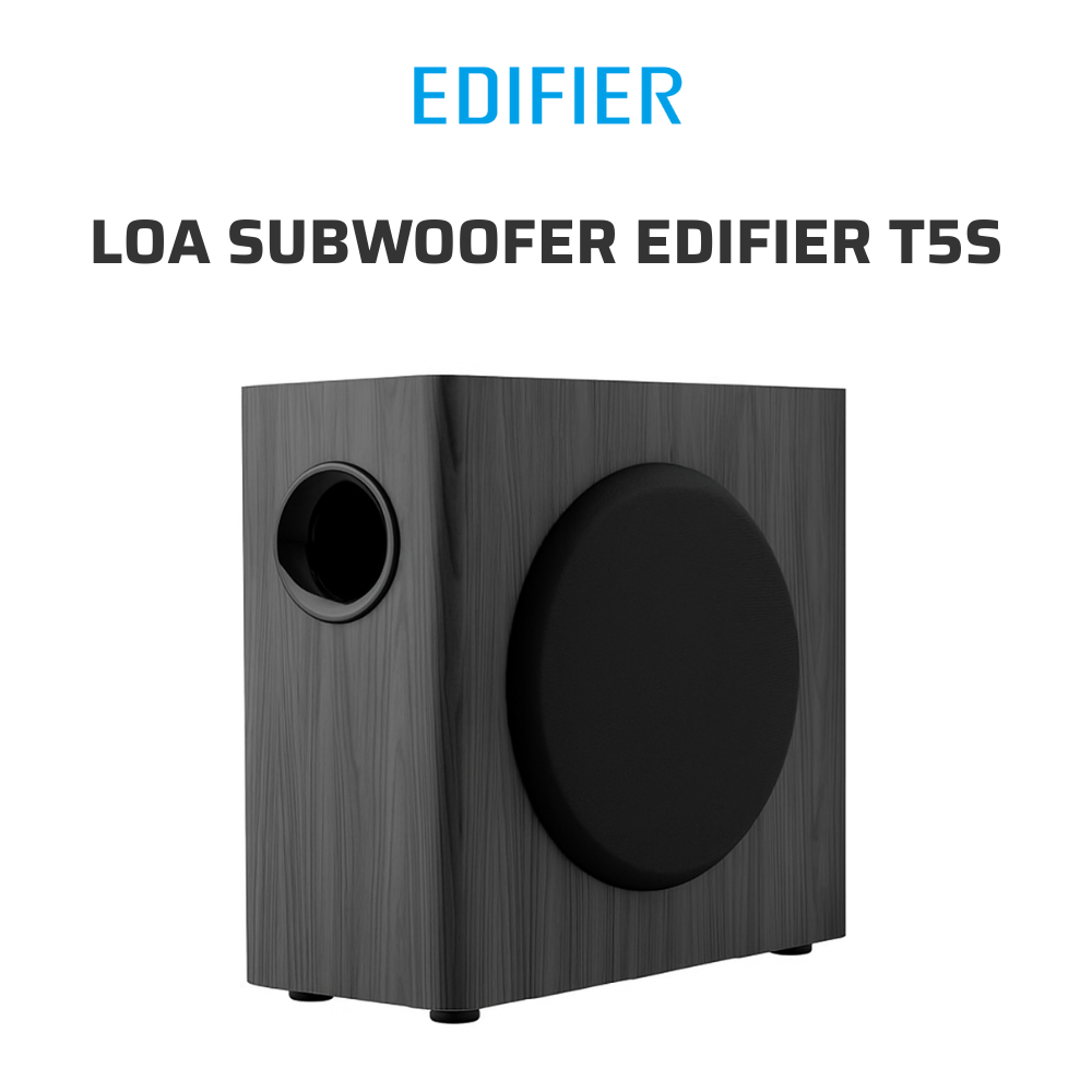 Loa siêu trầm EDIFIER T5s (thiết kế mỏng, gọn gàng, dùng được cho mọi loa) - Ảnh 3