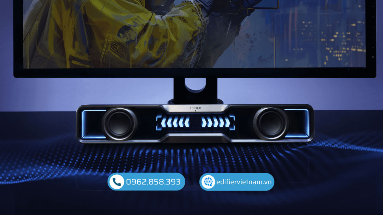 Loa vi tính Edifier QS30 sở hữu phần ngoại hình khỏe khoắn và hiện đại