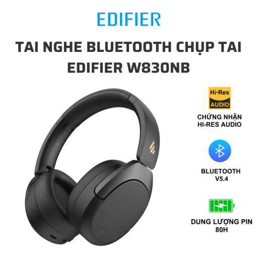 Tai nghe Bluetooth chụp tai Edifier W830NB