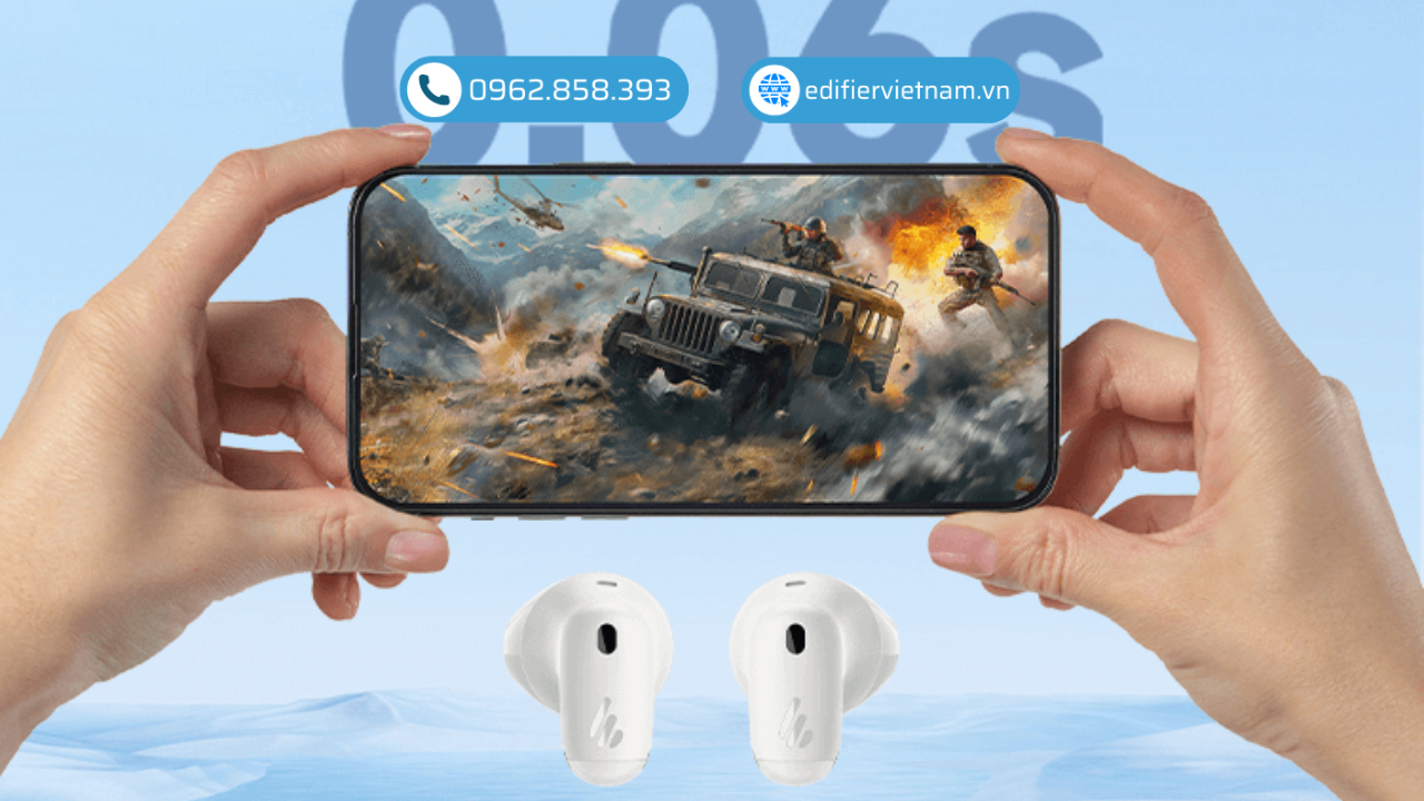 Tai nghe Bluetooth True Wireless Edifier X1 Lite đem tới trải nghiệm chơi game siêu đỉnh