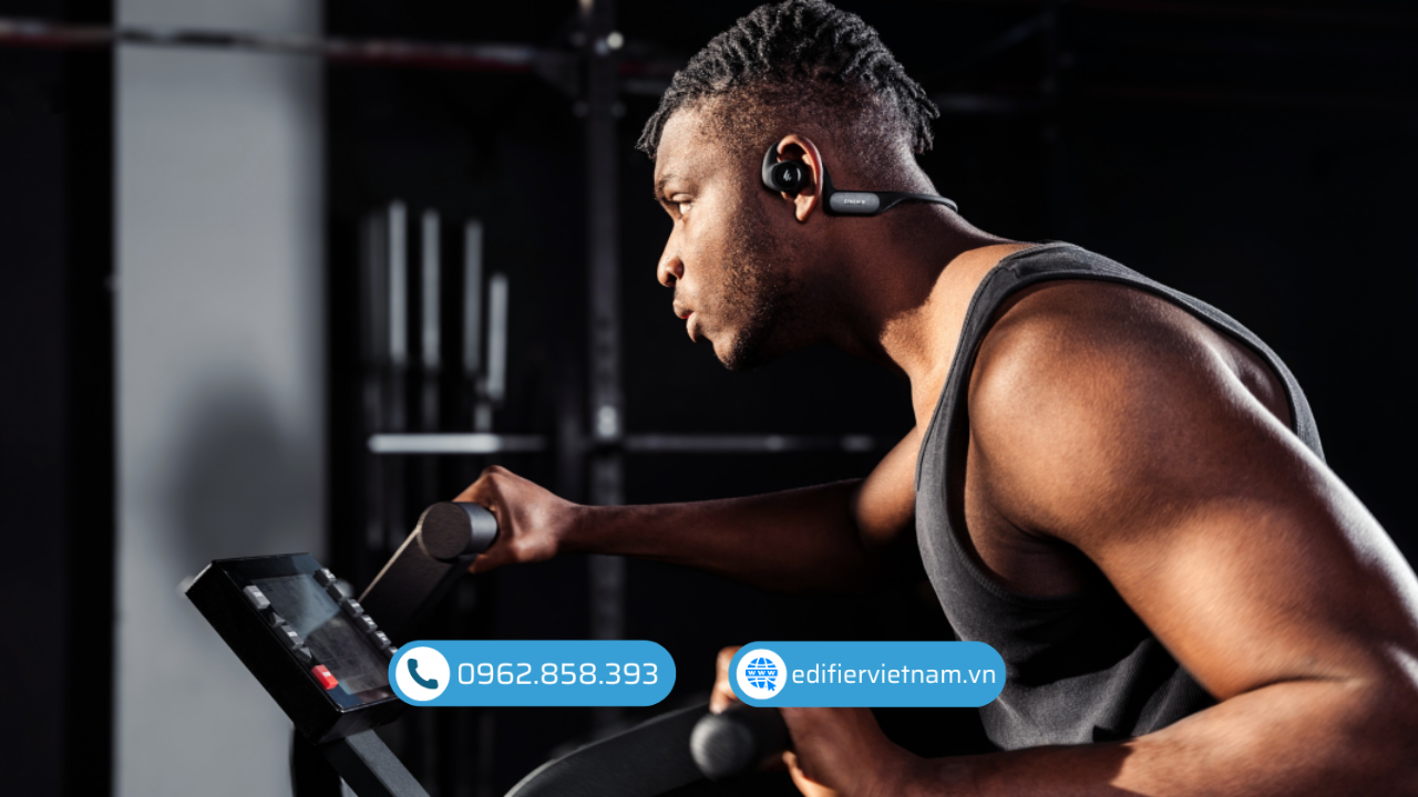Tai nghe thể thao không dây Edifier Comfo Run sở hữu dung lượng pin ấn tượng