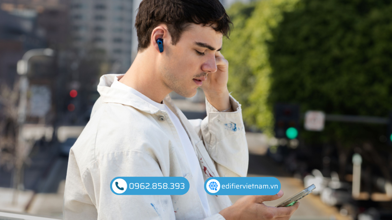 Tai nghe Bluetooth True Wireless Edifier NeoBuds Pro 3 sở hữu mic đàm thoại ấn tượng